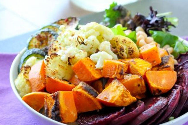 Vegan & Gluten-Free "Down to Earth" Rustic Vegetable Bowl