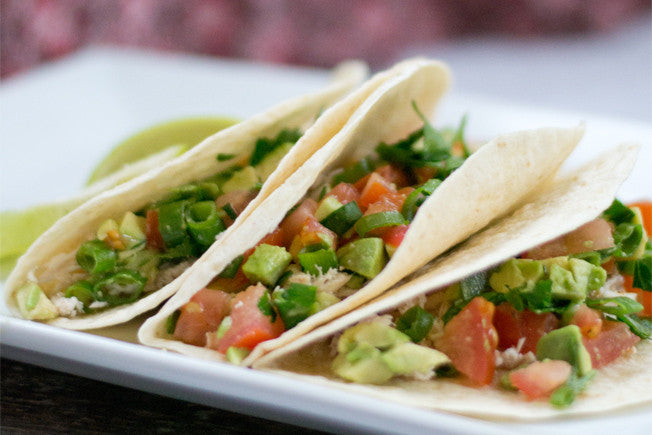 Shredded Mexican Chicken Tacos with Avocado