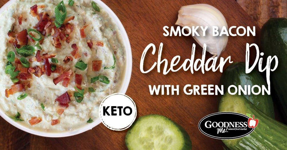 Smoky Bacon Cheddar Dip with Green Onion