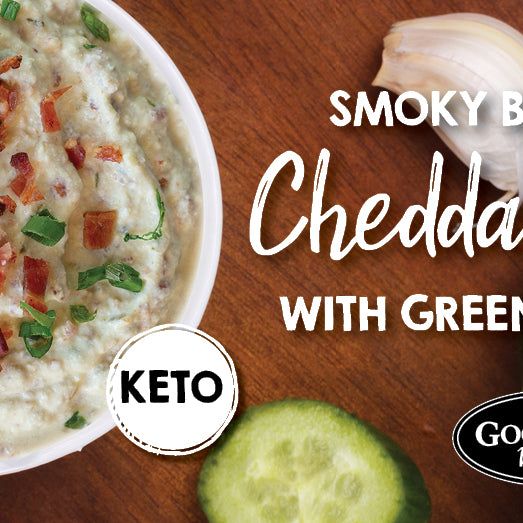 Smoky Bacon Cheddar Dip with Green Onion