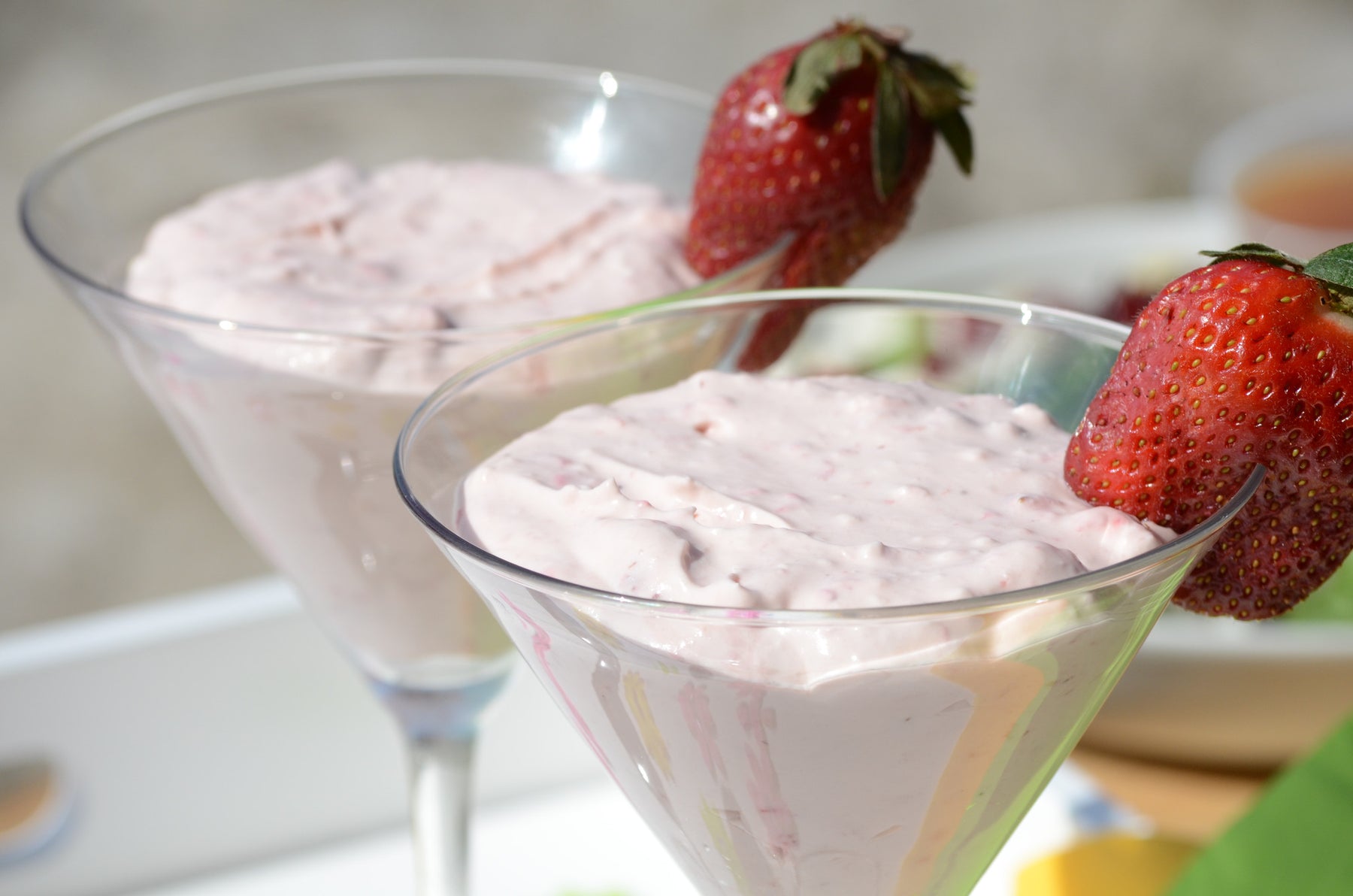 Whipped Strawberry Delight with Maple Syrup