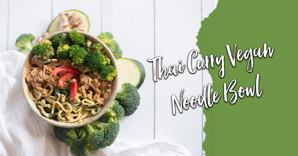 Thai Curry Vegan Noodle Bowl