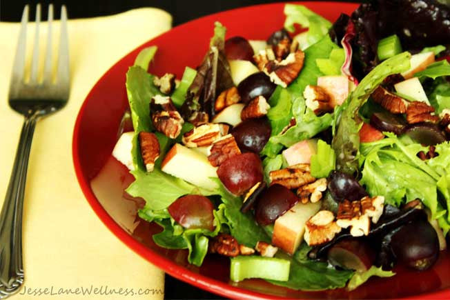 Out-for-Lunch Waldorf Salad with Apples & Pecans