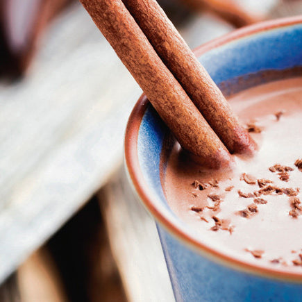Warming Hot Cocoa with Cinnamon & Cayenne