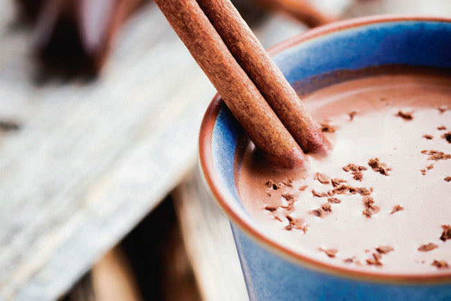 Warming Hot Cocoa with Cinnamon & Cayenne