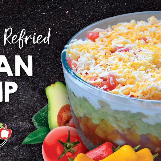 Layered Refried Bean Dip