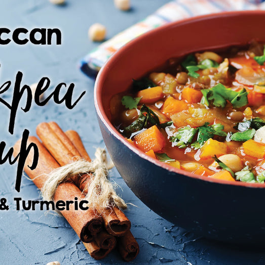 Moroccan Chickpea Soup with Parsley & Turmeric