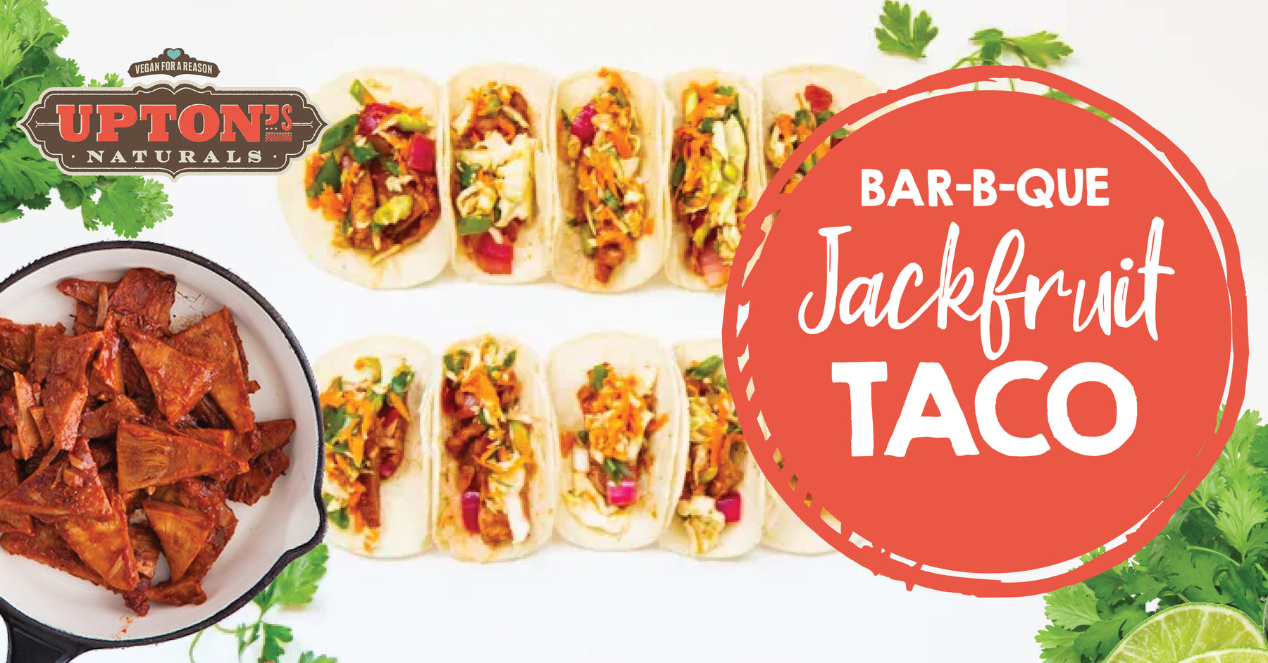 Upton's Bar-B-Que Jackfruit Tacos