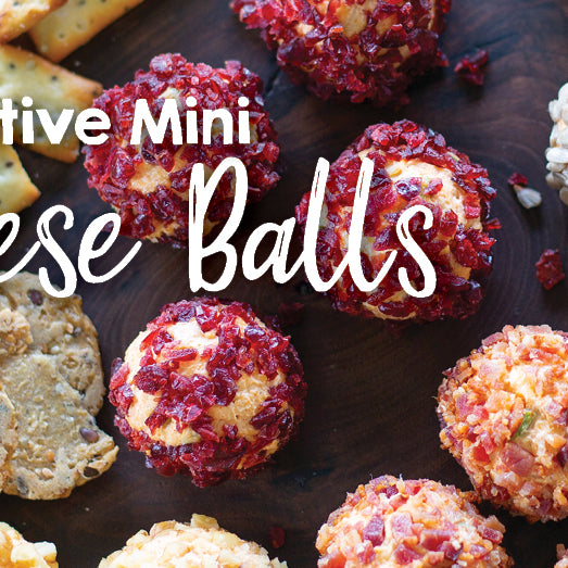 Festive Mini Cheese Balls  