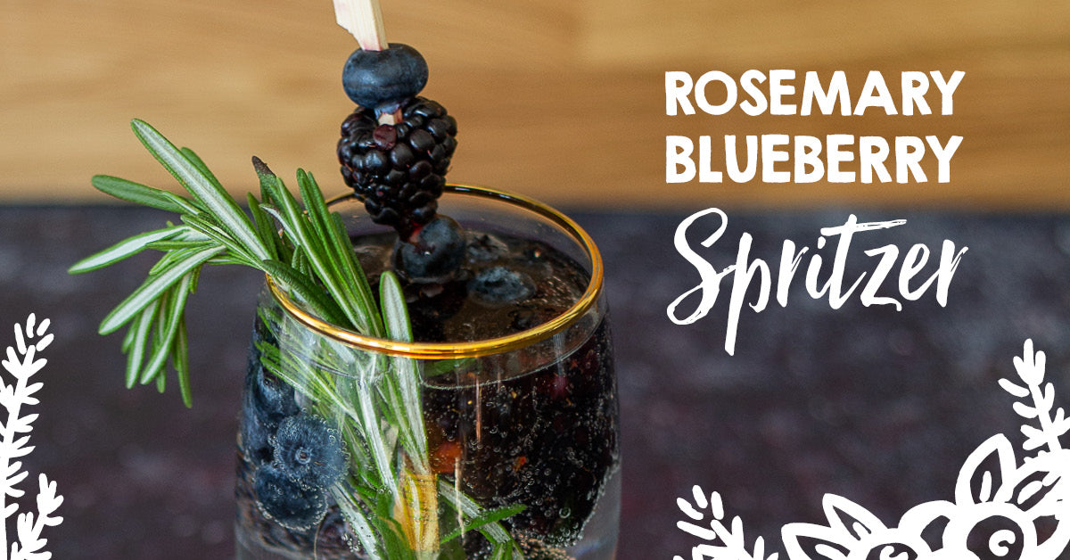Rosemary Blueberry Spritzer