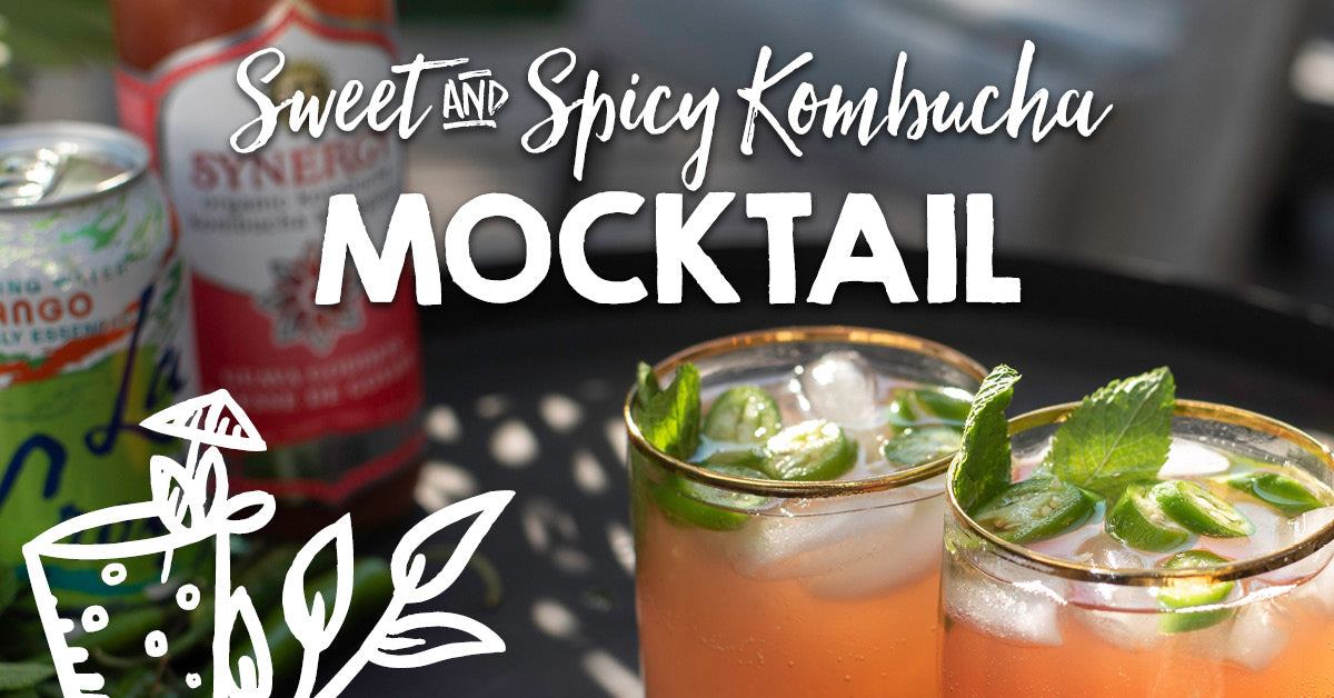 Sweet & Spicy Kombucha Mocktail