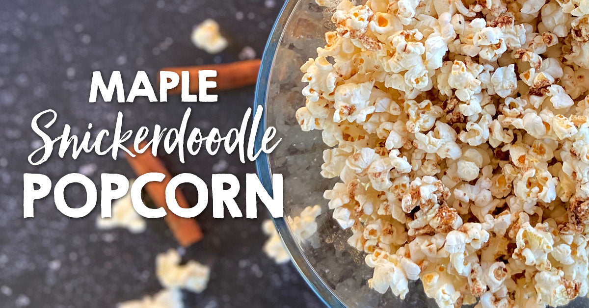 Maple Snicker-doodle popcorn