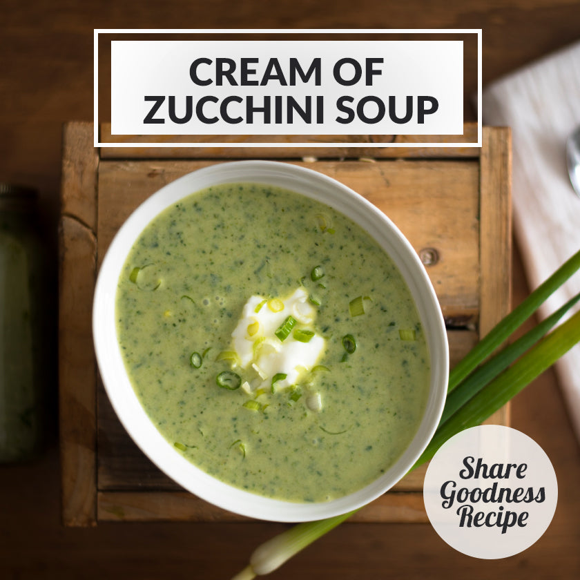 Cream of Zucchini Soup (Gluten-Free and Vegetarian!)