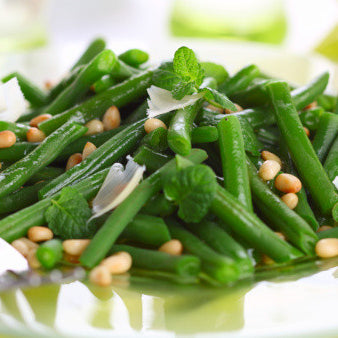Farmer's Favourite Garlicky Green Beans with Slivered Almonds