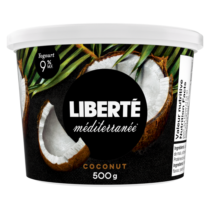 Liberté - Mediterranee Coconut Yogurt 9%, 500 g