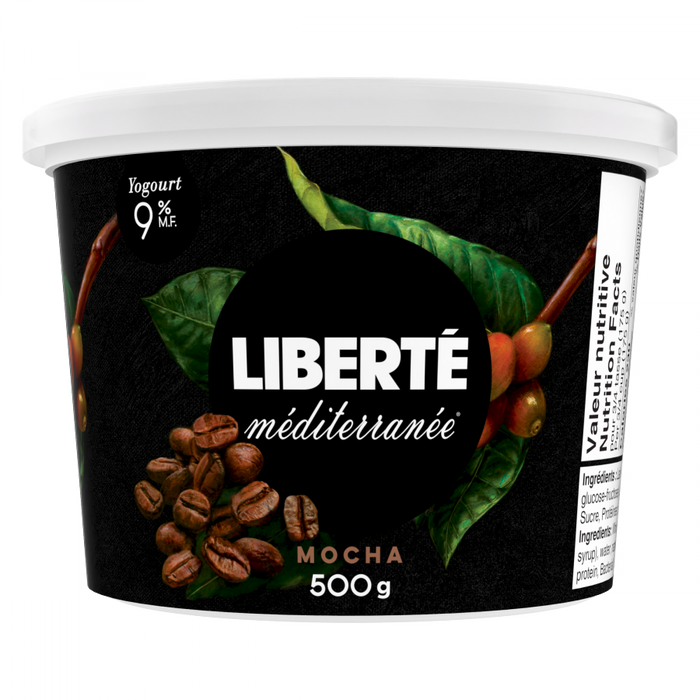 Liberté - Mediterranee Mocha Yogurt 9%, 500 g