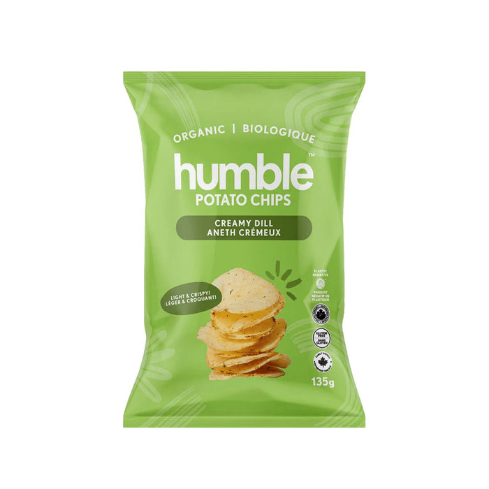 Humble Potato Chips - Creamy Dill, 135 g