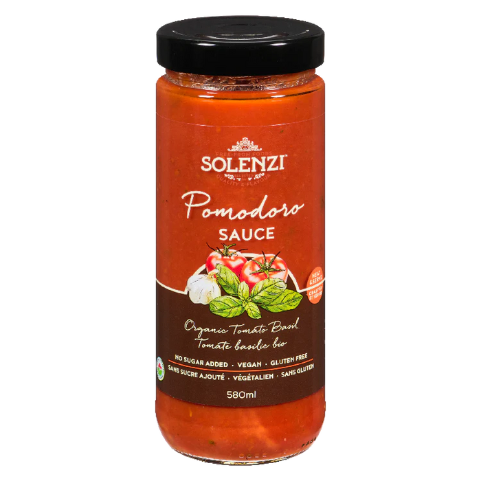 Solenzi - Pomodoro Sauce - Tomato Basil, 480 mL