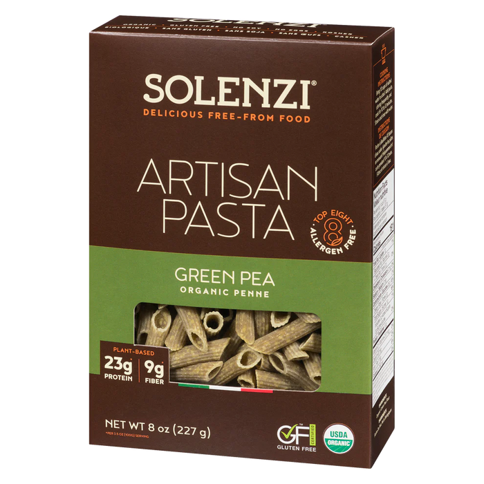 Solenzi - Green Pea Penne, 227 g