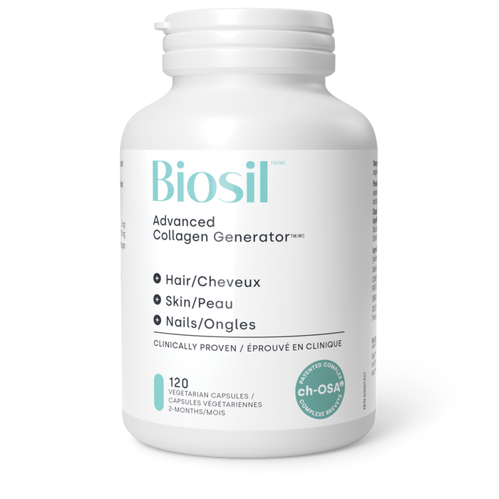 Preferred Nutrition - Biosil Advanced Collagen Generator, 120 Capsules