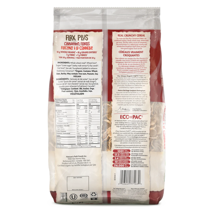 Nature's Path - Organic Flax Plus Cinnamon, 907 g