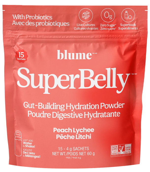 Blume - Superbelly Peach Lychee Pouch, 15x4 g