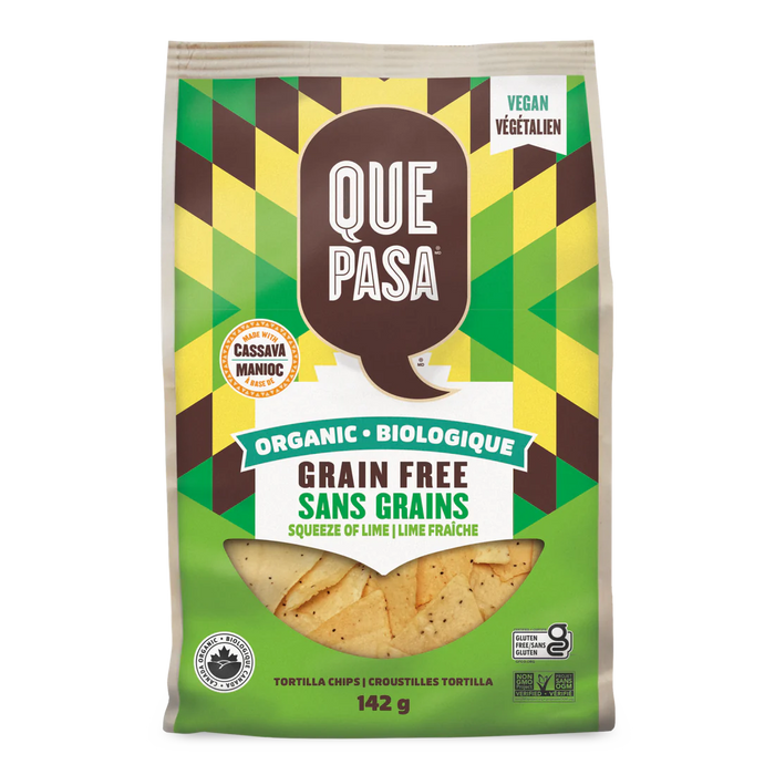 Que Pasa - Grain Free Chips - Lime, 142 g