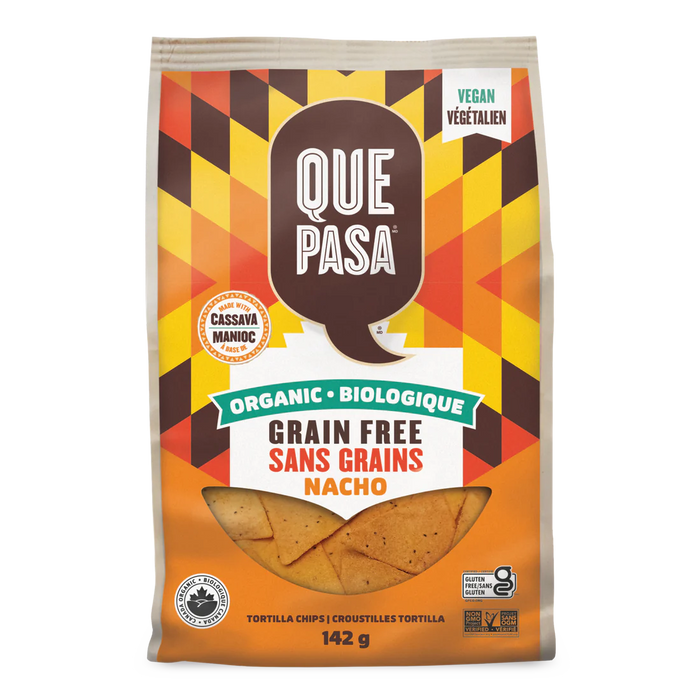 Que Pasa - Grain Free Chips - Nacho, 142 g