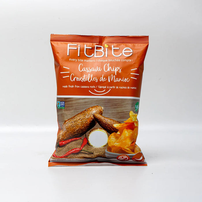 Fitbite - Cassava Chips, Spicy, 100 g