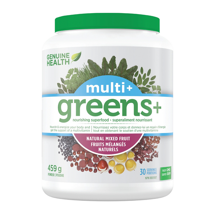 Genuine Health - Greens+ Multi+ Mixed Fruit, 507g