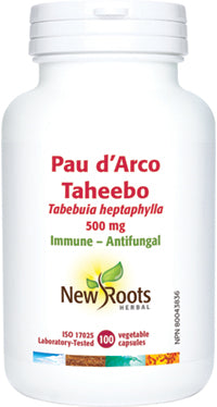 New Roots Herbal - Pau D'arco Taheebo, 100 VCAP
