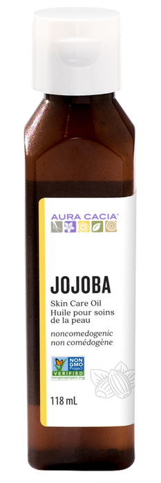 Aura Cacia - Jojoba Skin Care Oil, 118 mL