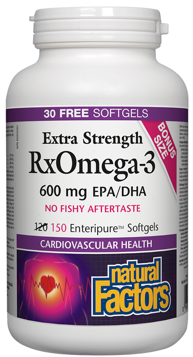 Natural Factors - RxOmega3 Extra Strength, 150 CAPS