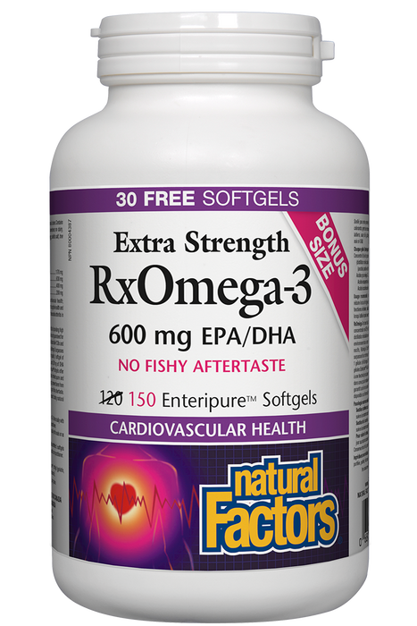 Natural Factors - RxOmega3 Extra Strength, 150 CAPS