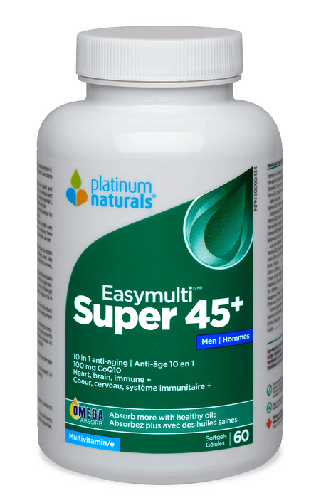 Platinum Naturals - Super Easymulti 45+ For Men, 60 SG