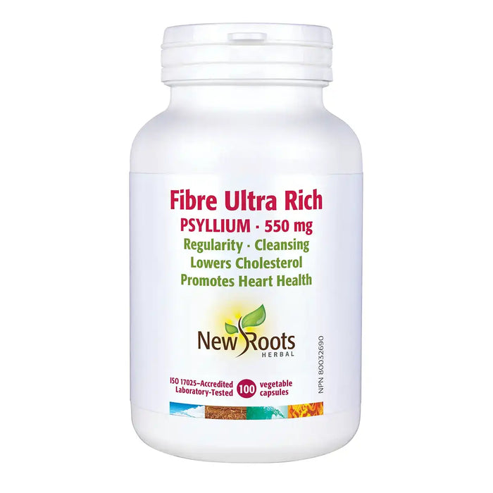 New Roots Herbal - Psyllium Fibre Ultra Rich, 100 Capsules