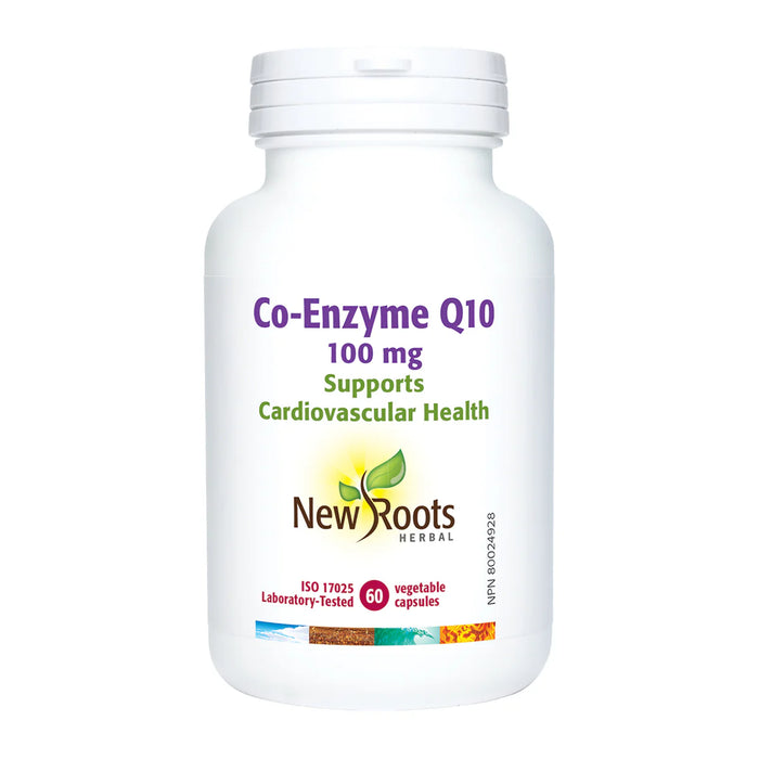 New Roots Herbal - Co-Enzyme Q10 100 mg, 60 Capsules