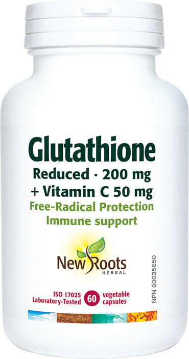 New Roots Herbal - Glutathione 200mg, 60 Caps
