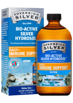 Sovereign Silver - Silver Hydrosol Screwtop, 473 mL