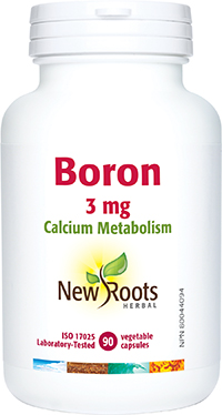 New Roots Herbal - Boron 3mg, 90 Caps