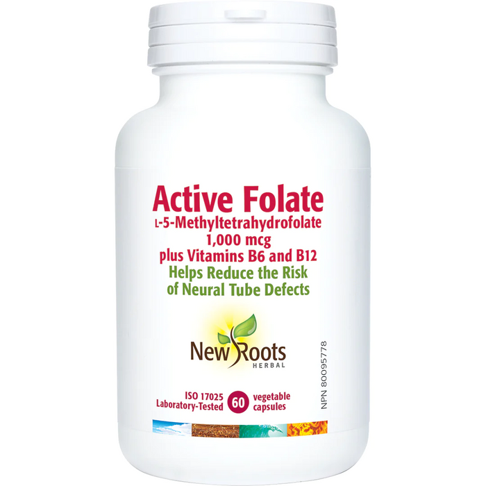 New Roots Herbal - Active Folic Acid, 60 CAPS