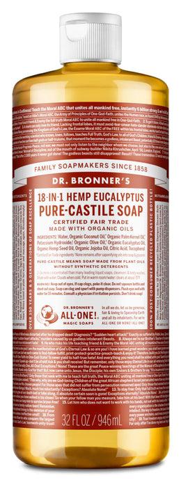 Dr. Bronner's - Eucalyptus Castile Soap, 946 mL