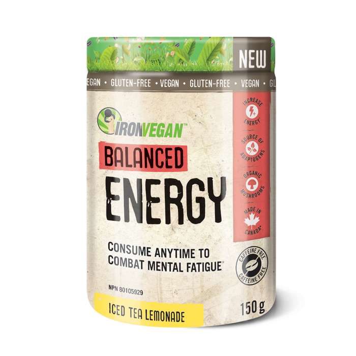 Iron Vegan - Balanced Energy Iced Tea Lemon, 150g