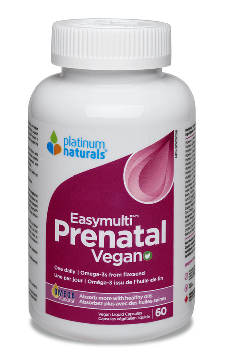 Platinum Naturals - Prenatal Easymulti Vegan, 60 SG