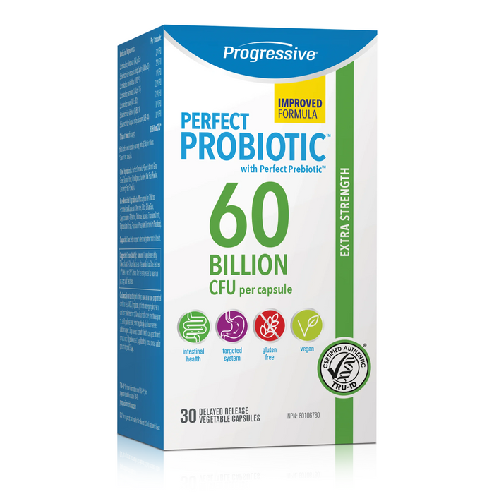 Progressive - Perfect Probiotic 60 Billion SS, 30 CAPS