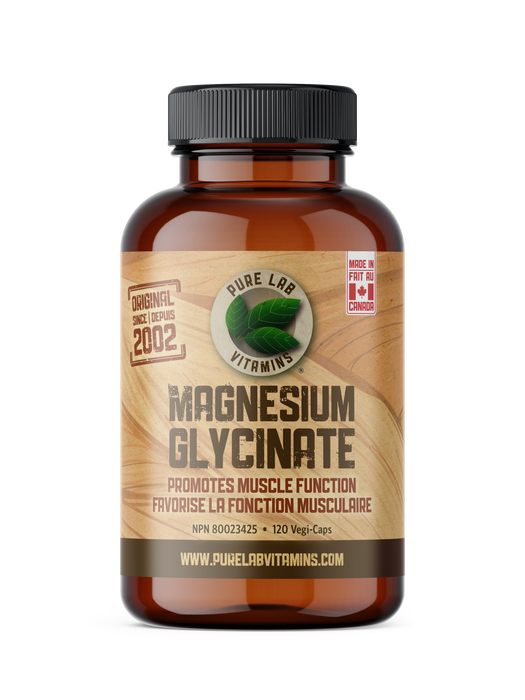 Pure Lab Vitamins - Magnesium Glycinate, 120 CAPS