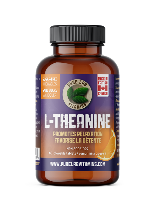 Pure Lab Vitamins - L-Theanine 125mg, 60 CHEWS