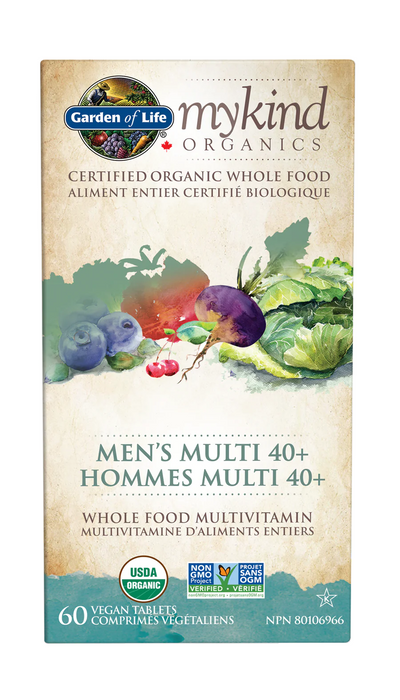 mykind - Organic Men’s Multi 40+, 60 Tablets