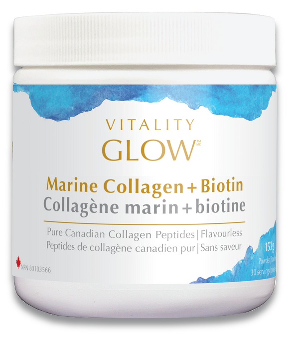 Vitality Glow - Glow Marine Collagen + Biotin, 153g