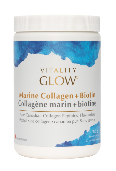 Vitality Glow - Glow Marine Collagen + Biotin, 255g
